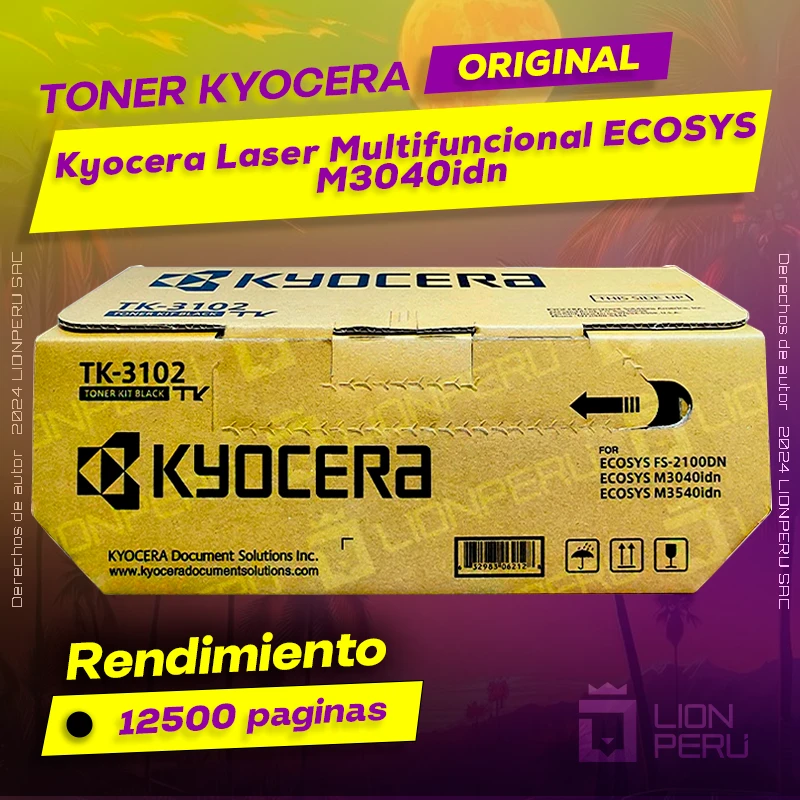 Toner Kyocera M3040idn Laser Multifuncional ECOSYS Original