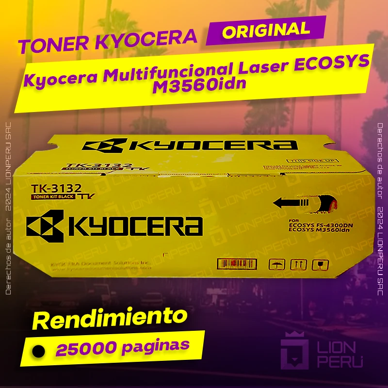 Toner Kyocera M3560idn Multifuncional Laser ECOSYS Original