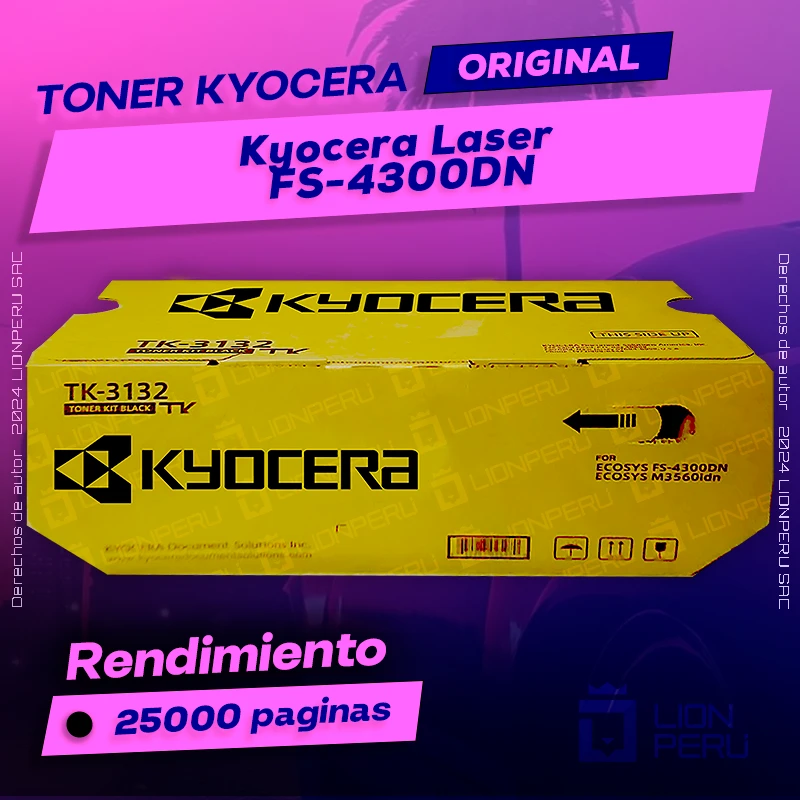 Toner Kyocera FS-4300DN Laser ECOSYS Original