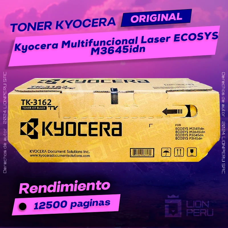 Toner Kyocera M3645idn Multifuncional Laser ECOSYS Original