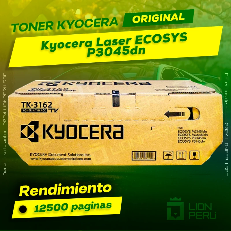 Toner Kyocera P3045dn Laser ECOSYS Original