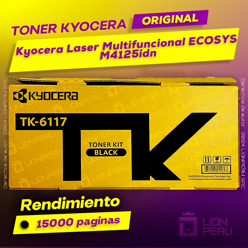 Toner Kyocera M4125idn Laser Multifuncional ECOSYS