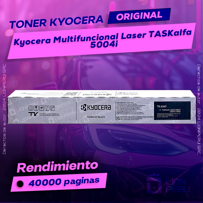 Toner Kyocera 5004i Multifuncional Laser TASKalfa Original