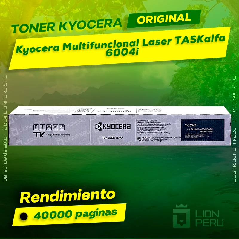 Toner Kyocera 6004i Multifuncional Laser TASKalfa Original