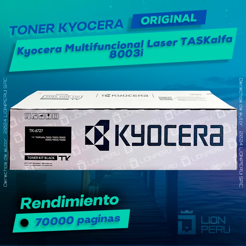 Toner Kyocera TASKalfa 8003i Multifuncional Laser Original