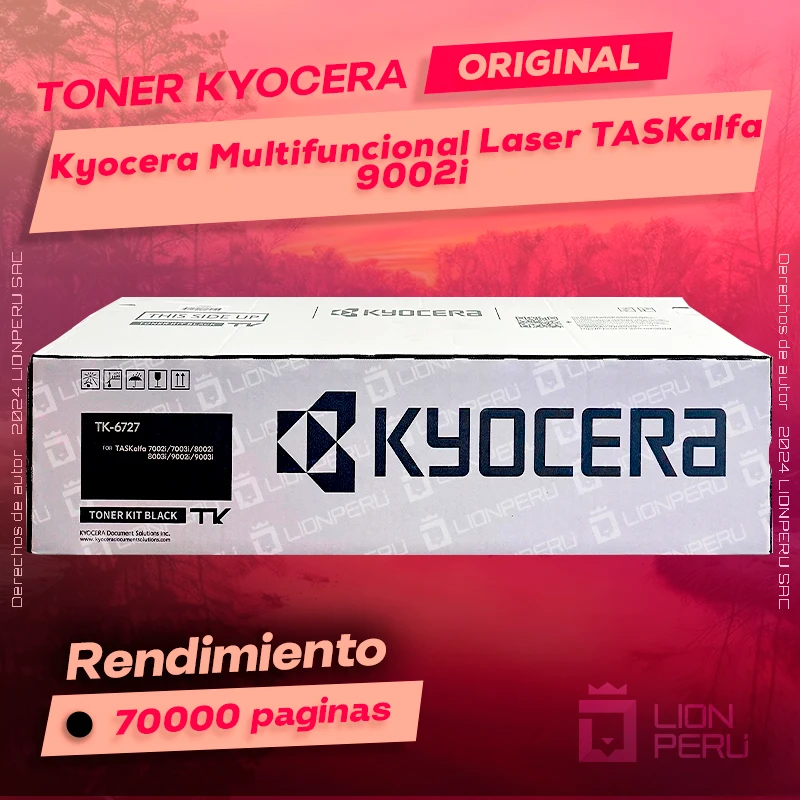 Toner Kyocera TASKalfa 9002i Multifuncional Laser Original