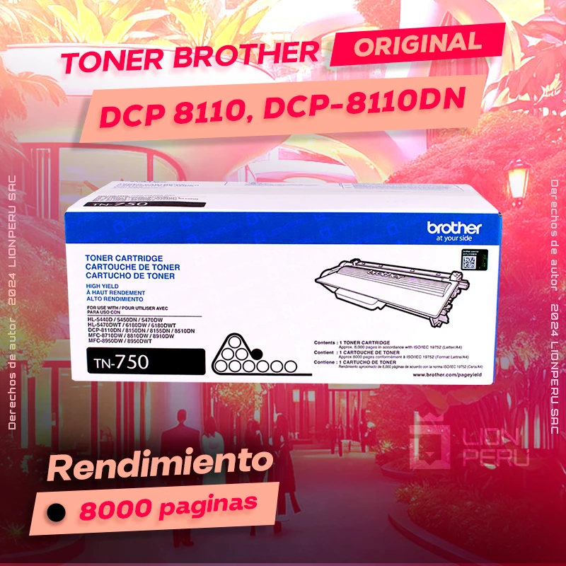 Toner Brother DCP 8110, DCP-8110DN Cartucho Original negro, ofrece un rendimiento de Calidad a un super Precio, ingrese y consigue el tuyo… ¡¡YA!!