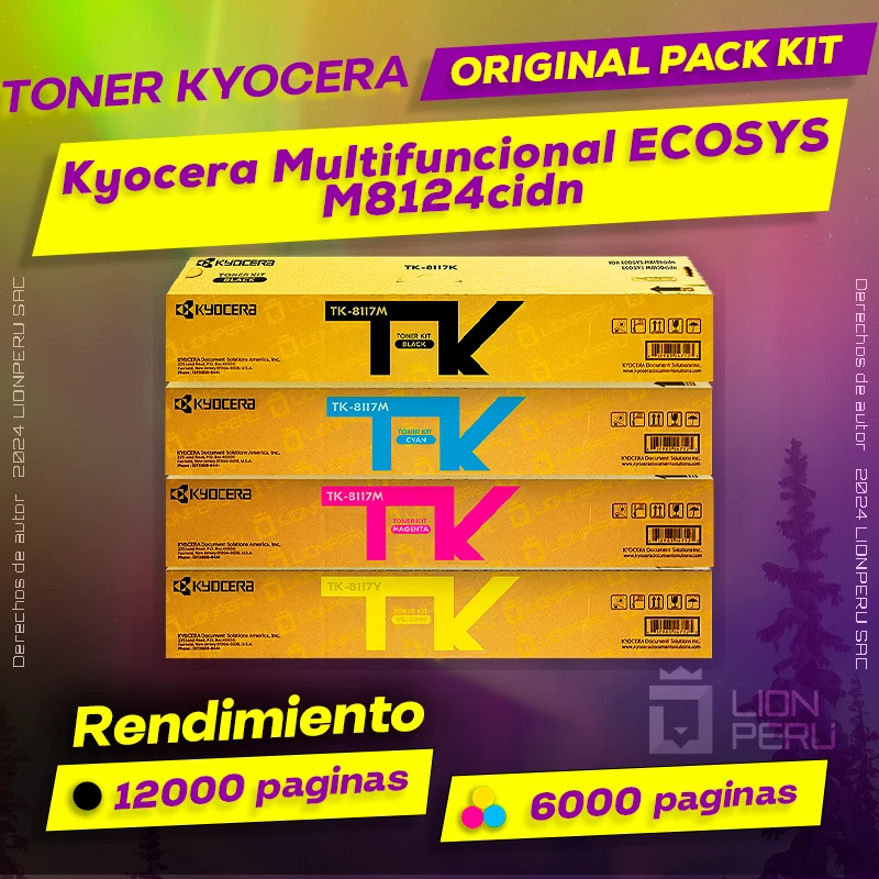 Toner Kyocera M8124cidn Multifuncional ECOSYS Original