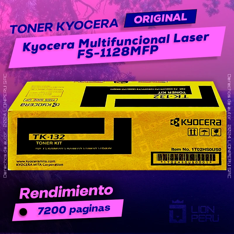 Kyocera FS-1128MFP Ecosys Toner Multifuncional Original