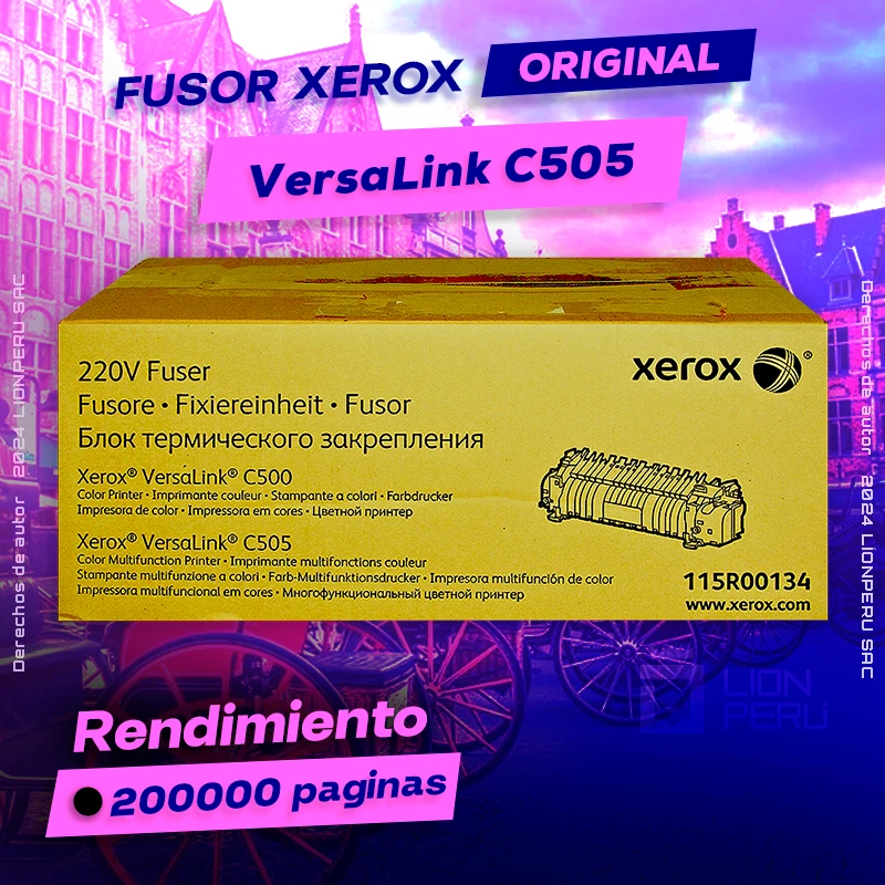 Fuser Xerox C505 Versalink Fusor Original Negro, ofrece un rendimiento de Calidad a un super Precio, ingresa y consigue el tuyo… ¡¡YA!!