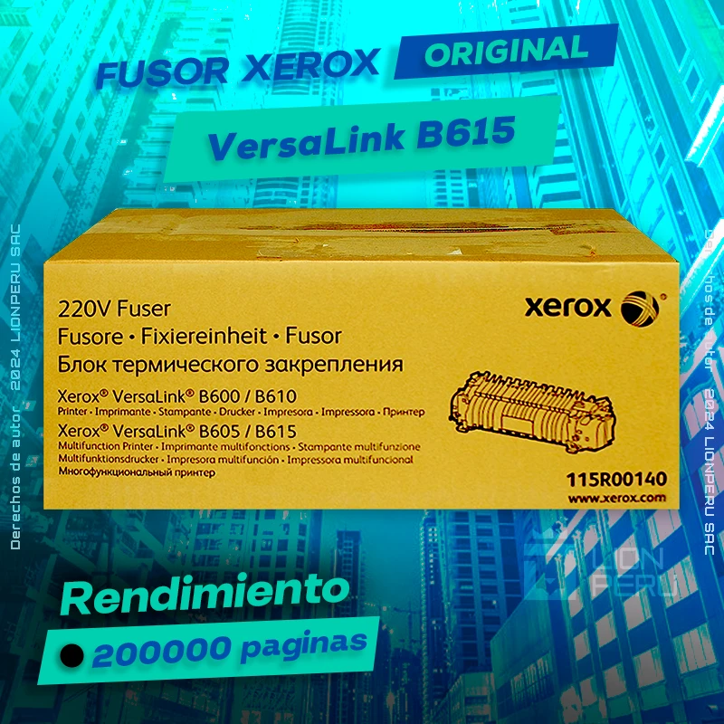 Fuser Xerox B615 Versalink Fusor Original Negro, ofrece un rendimiento de Calidad a un super Precio, ingresa y consigue el tuyo… ¡¡YA!!