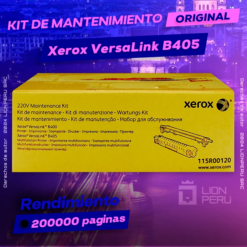 Kit de Mantenimiento Xerox B405 Versalink Original Negro, ofrece un rendimiento de Calidad a un super Precio, ingresa y consigue el tuyo… ¡¡YA!!