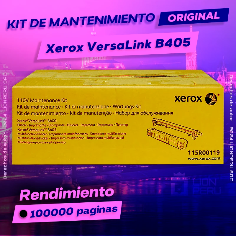 Kit de Mantenimiento Xerox B405 Versalink Original Negro, ofrece un rendimiento de Calidad a un super Precio, ingresa y consigue el tuyo… ¡¡YA!!