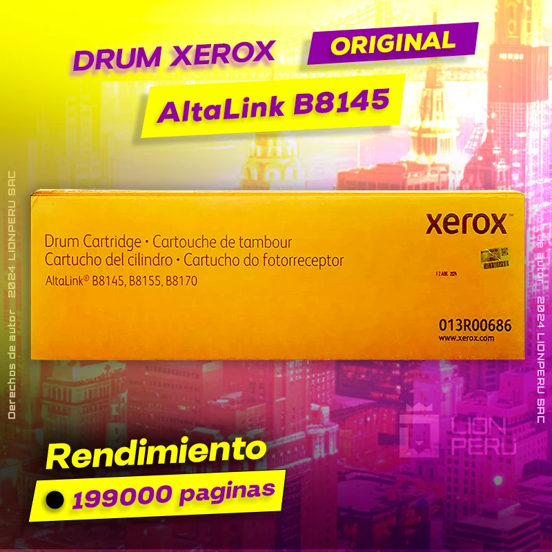 Drum Xerox B8145 Altalink Tambor Cartridge Original, ofrece un rendimiento de Calidad a un super Precio, ingresa y consigue el tuyo… ¡¡YA!!