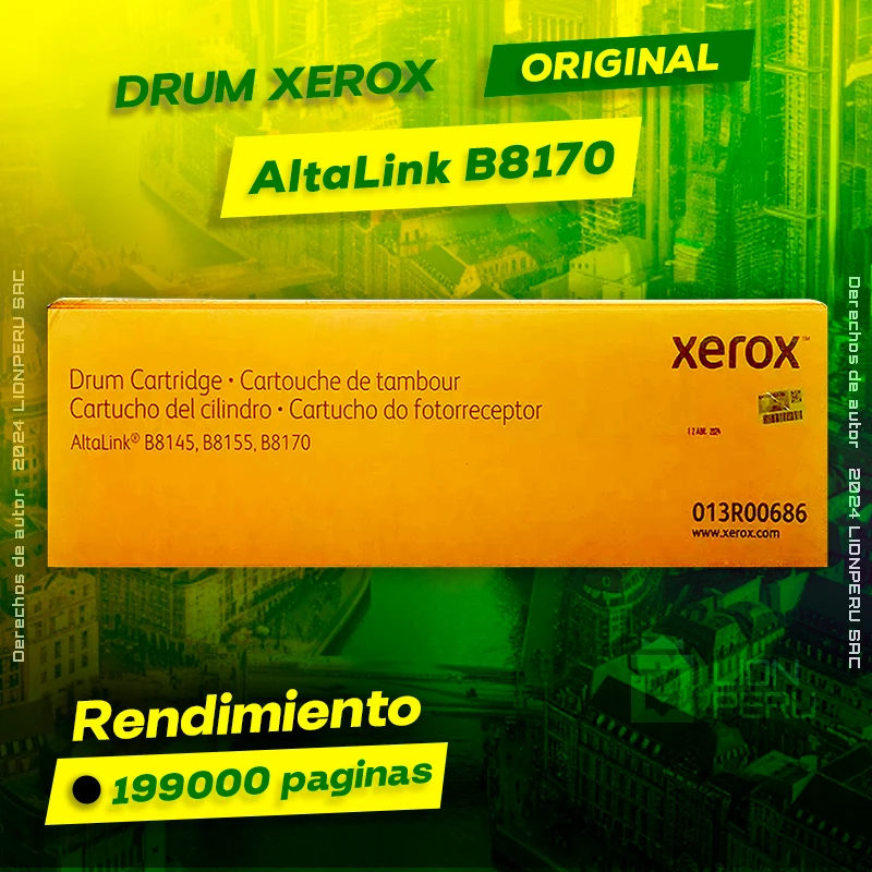 Drum Xerox B8170 Altalink Tambor Cartridge Original, ofrece un rendimiento de Calidad a un super Precio, ingresa y consigue el tuyo… ¡¡YA!!