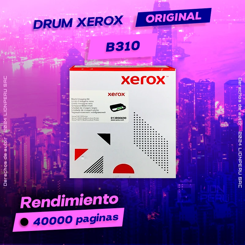 Drum Xerox B310 Tambor Unidad Cartridge Original, ofrece un rendimiento de Calidad a un super Precio, ingresa y consigue el tuyo… ¡¡YA!!