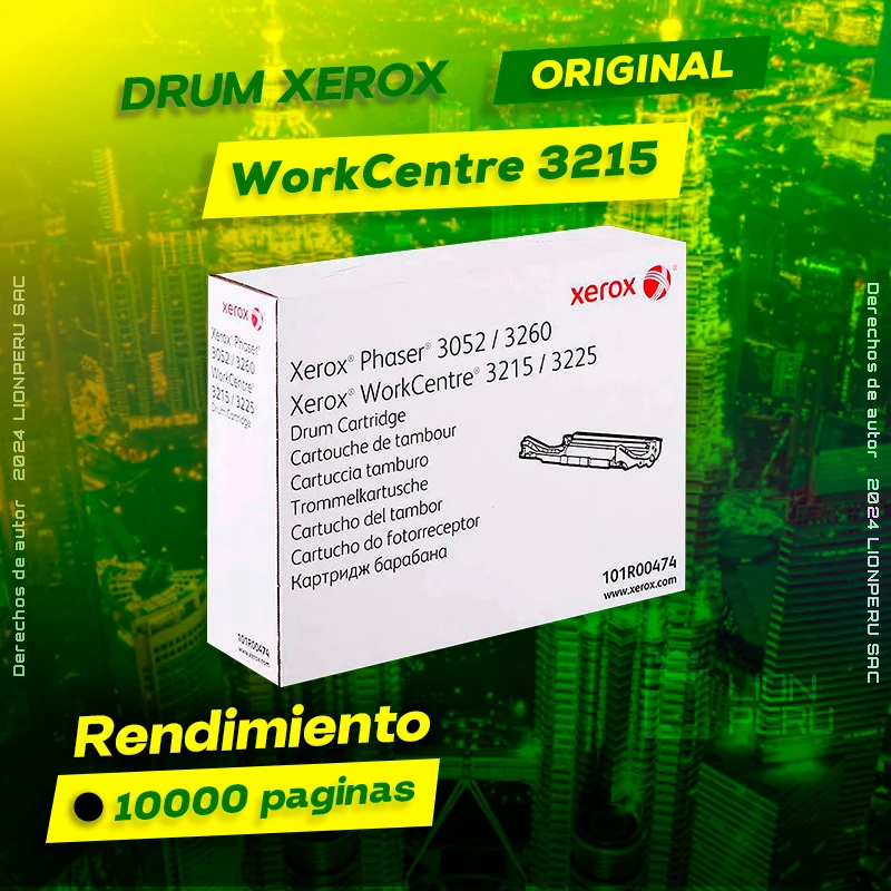 Drum Xerox 3215 WorkCentre Tambor Cartridge Original, ofrece un rendimiento de Calidad a un super Precio, ingresa y consigue el tuyo… ¡¡YA!!