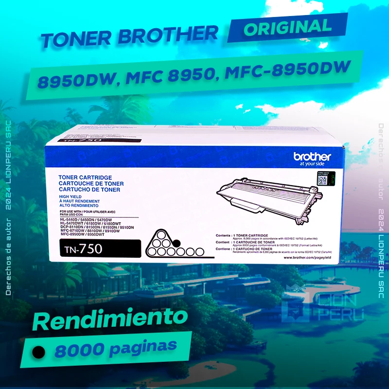 Toner Brother 8950DW, MFC 8950, MFC-8950DW Cartucho Original negro, ofrece un rendimiento de Calidad a un super Precio, consigue el tuyo… ¡¡YA!!