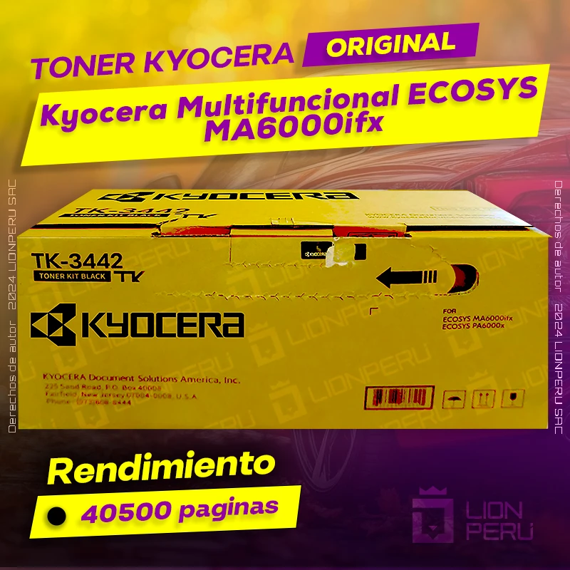 Toner Kyocera MA6000ifx Multifuncional ECOSYS Cartucho Original