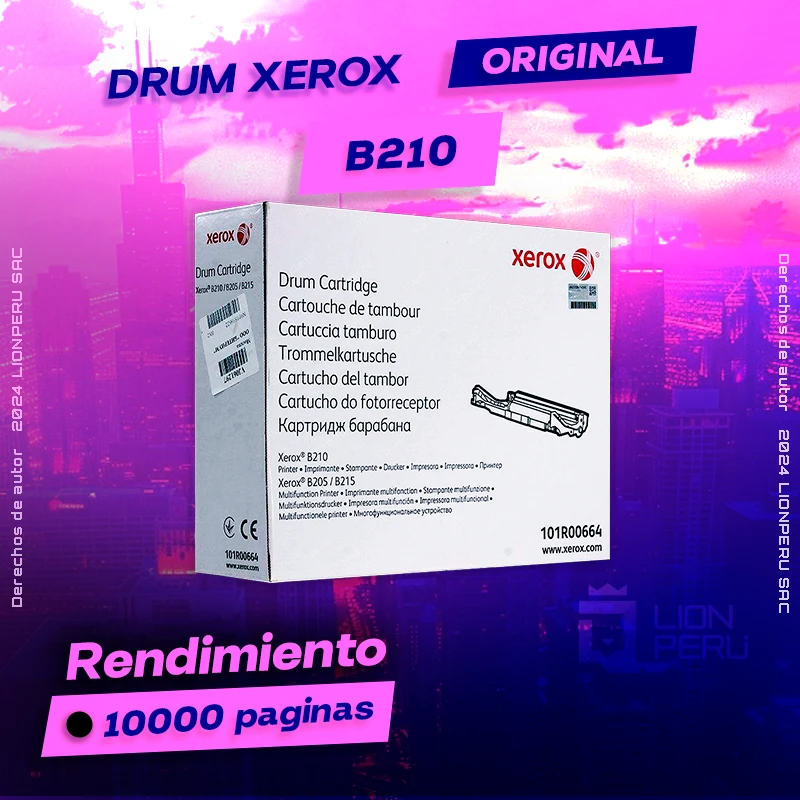 Drum Xerox B210 Tambor Unidad Cartridge Original, ofrece un rendimiento de Calidad a un super Precio, ingresa y consigue el tuyo… ¡¡YA!!