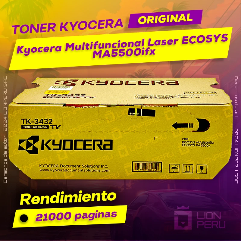 Toner Kyocera MA5500ifx Multifuncional Laser ECOSYS Cartucho Original