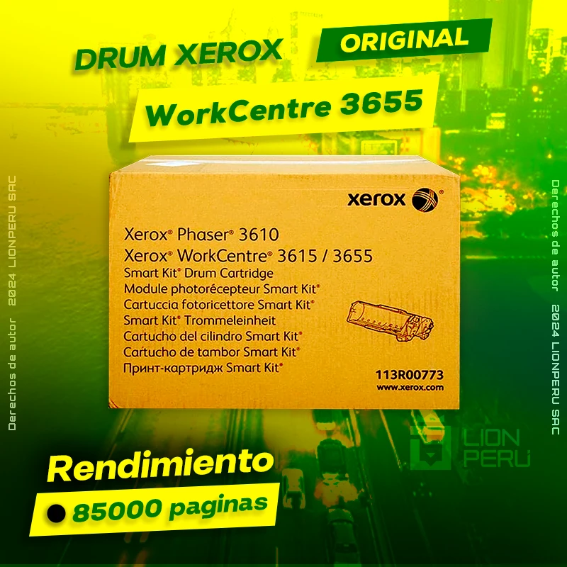 Drum Xerox 3655 WorkCentre Tambor Cartridge Original, ofrece un rendimiento de Calidad a un super Precio, ingresa y consigue el tuyo… ¡¡YA!!