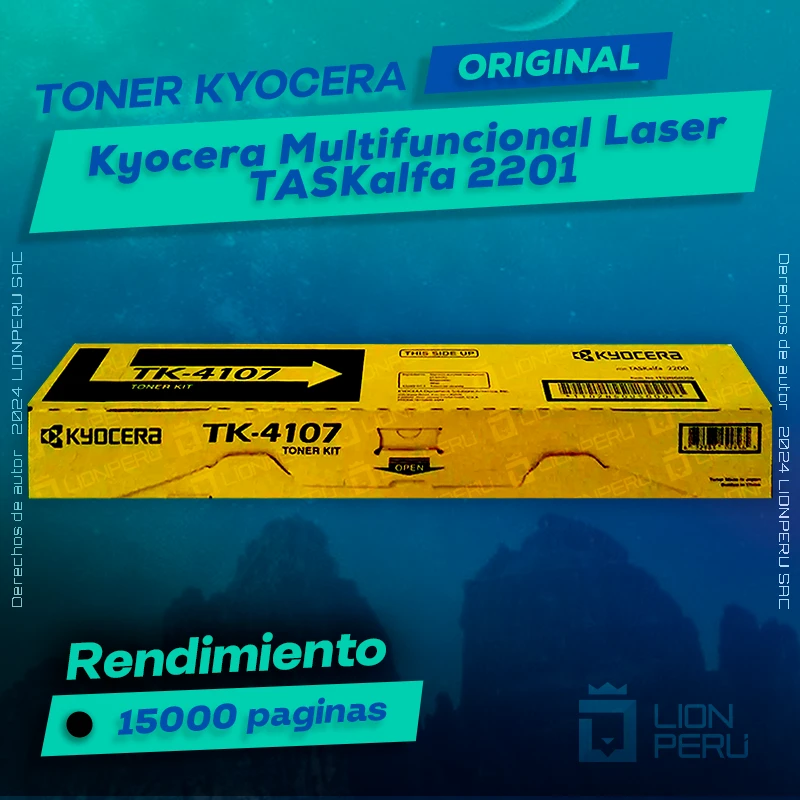 Toner Kyocera 2201 Multifuncional Laser TASKalfa Original