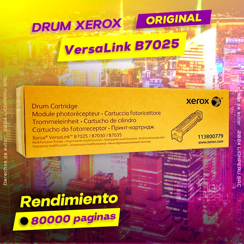 Drum Xerox B7025 VersaLink Tambor Cartridge Original, ofrece un rendimiento de Calidad a un super Precio, ingresa y consigue el tuyo… ¡¡YA!!