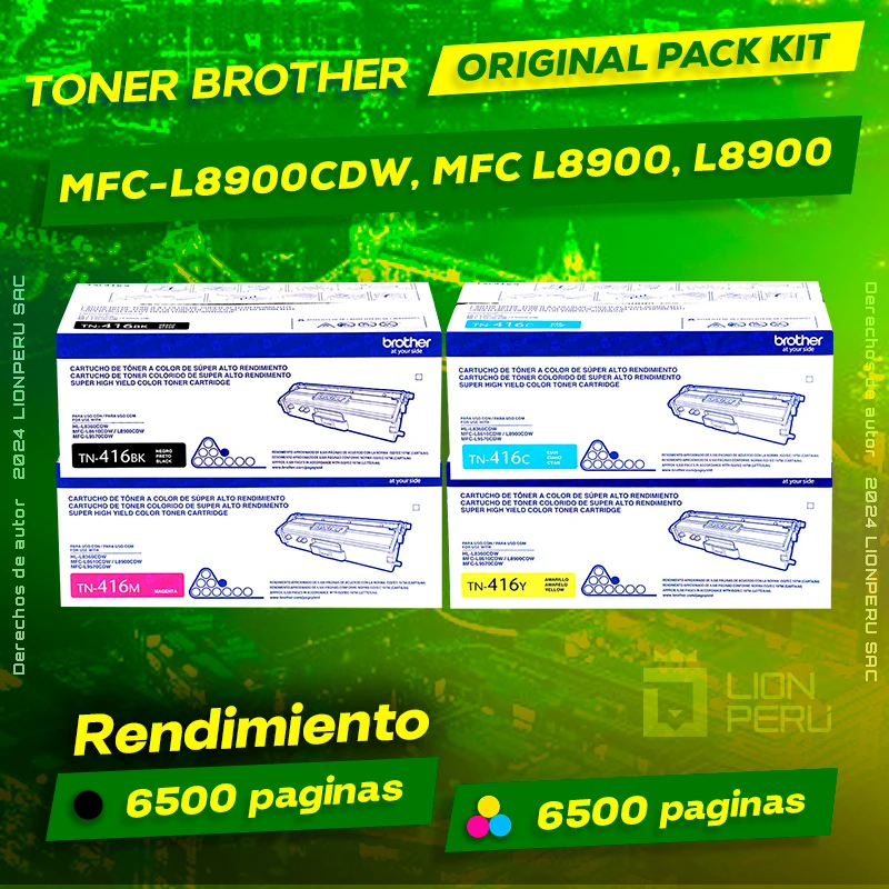 Toner Brother MFC-L8900CDW, MFC L8900, L8900 Cartucho Original negro, ofrece un rendimiento de Calidad a un super Precio, consigue el tuyo… ¡¡YA!!