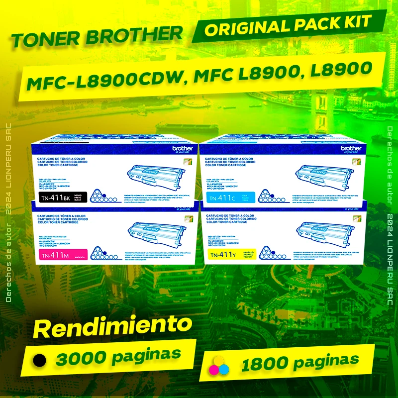 Toner Brother MFC-L8900CDW, MFC L8900, L8900 Cartucho Original negro, ofrece un rendimiento de Calidad a un super Precio, consigue el tuyo… ¡¡YA!!