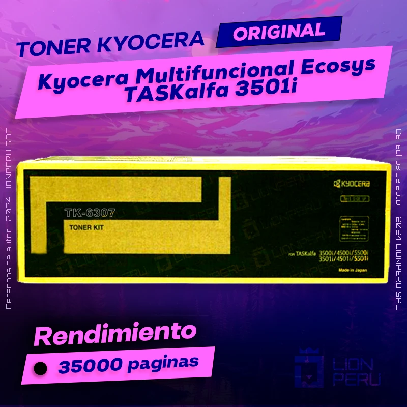 Toner Kyocera 3501i Multifuncional Ecosys TASKalfa Original