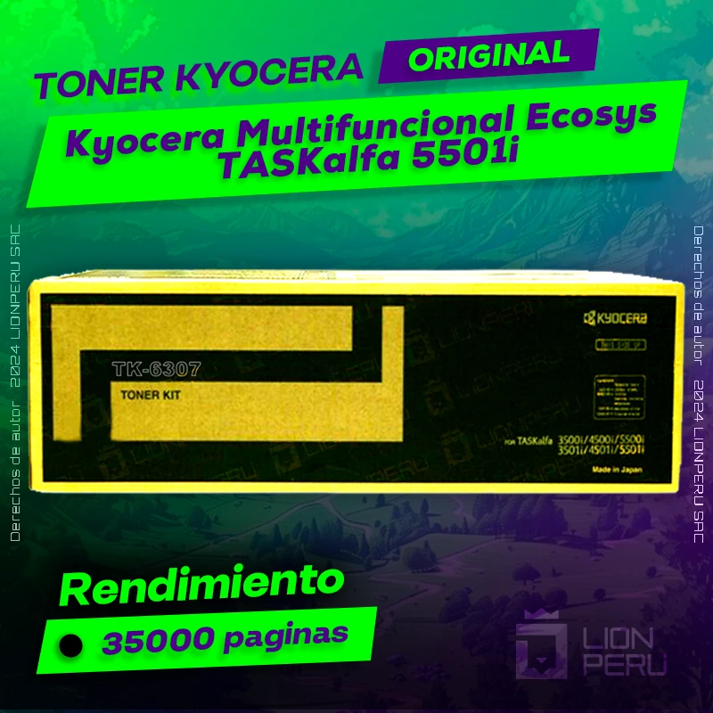 Toner Kyocera 5501i Multifuncional Ecosys TASKalfa Original