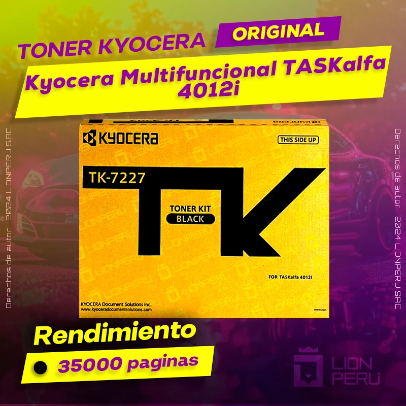 Toner Kyocera 4012i Multifuncional TASKalfa Cartucho Original