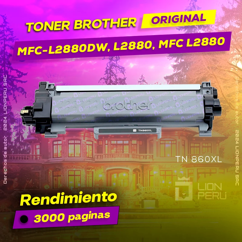 Toner Brother MFC-L2880DW, L2880, MFC L2880 Cartucho Original negro, ofrece un rendimiento de Calidad a un super Precio, consigue el tuyo… ¡¡YA!!