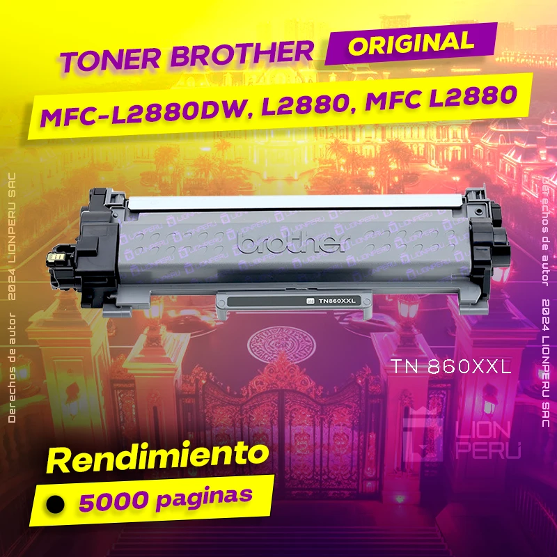 Toner Brother MFC-L2880DW, L2880, MFC L2880 Cartucho Original negro, ofrece un rendimiento de Calidad a un super Precio, consigue el tuyo… ¡¡YA!!