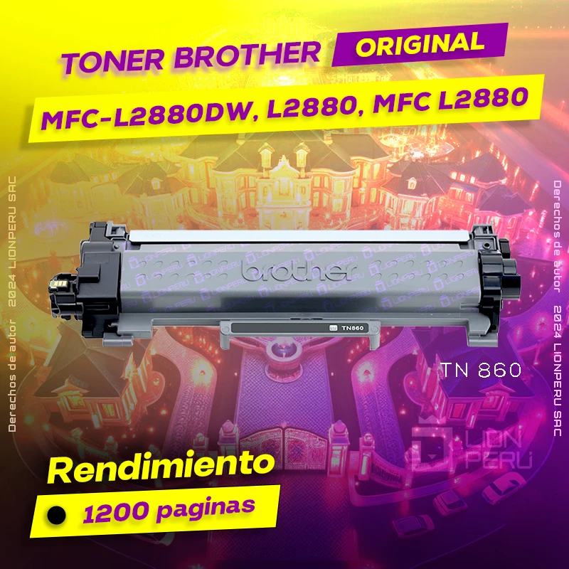 Toner Brother MFC-L2880DW, L2880, MFC L2880 Cartucho Original negro, ofrece un rendimiento de Calidad a un super Precio, consigue el tuyo… ¡¡YA!!