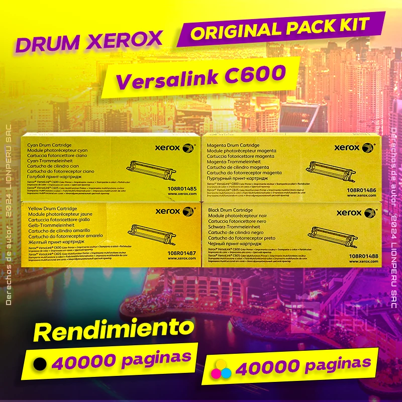 Drum Xerox C600 Versalink Tambor Cartridge CMYK Original, ofrece un rendimiento de Calidad a un super Precio, ingresa y consigue el tuyo… ¡¡YA!!