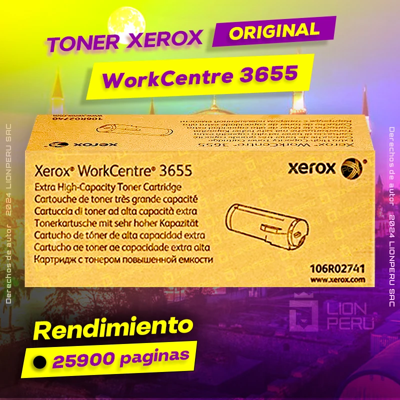 Toner Xerox 3655 WorkCentre Laser cartucho Original Negro, ofrece un rendimiento de Calidad a un super Precio, consigue el tuyo… ¡¡YA!!