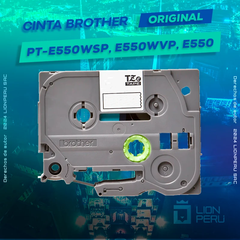 Cinta Brother PT-E550WSP, E550WVP, E550 P-Touch Rotuladora, ofrece un rendimiento de Calidad a un super Precio, ingresa y consigue el tuyo… ¡¡YA!!