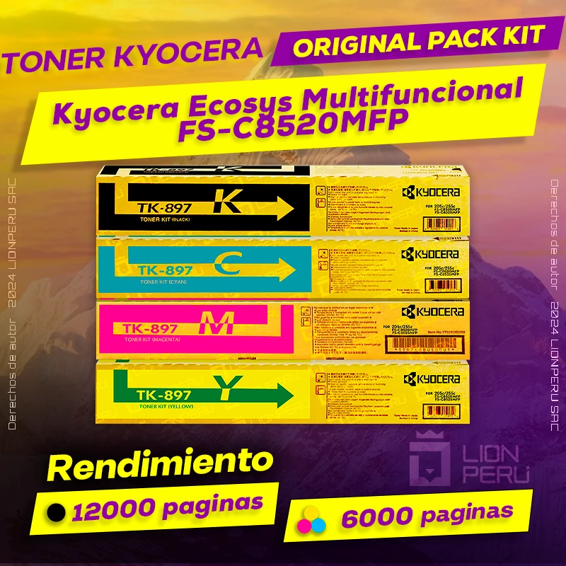 Toner Kyocera FS-C8520MFP Ecosys Multifuncional Original
