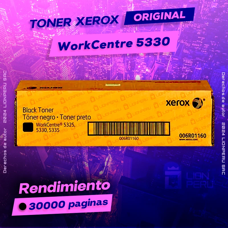Toner Xerox 5330 WorkCentre Laser Original Cartucho Negro, ofrece un rendimiento de Calidad a un super Precio, consigue el tuyo… ¡¡YA!!