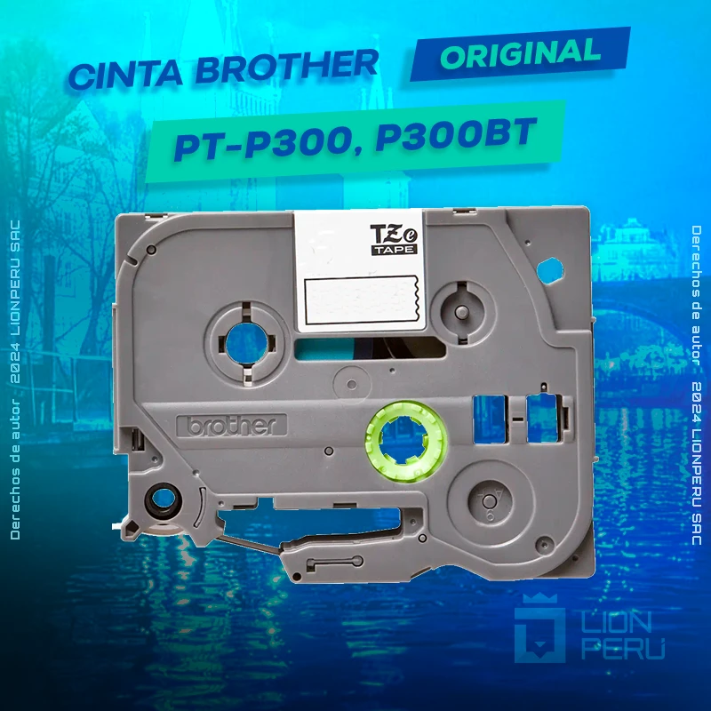 Cinta Brother PT-P300, P300BT Cartridge P-Touch Rotuladora, ofrece un rendimiento de Calidad a un super Precio, ingresa y consigue el tuyo… ¡¡YA!!