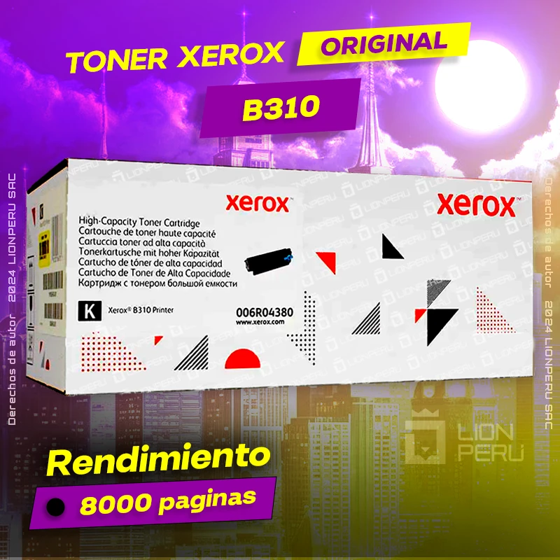Toner Xerox B310 Laser Original Cartridge Negro, ofrece un rendimiento de Calidad a un super Precio, ingresa y consigue el tuyo… ¡¡YA!!