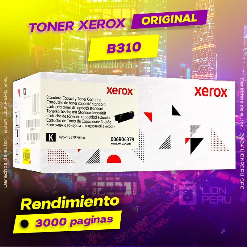Toner Xerox B310 Laser Original Cartridge Negro, ofrece un rendimiento de Calidad a un super Precio, ingresa y consigue el tuyo… ¡¡YA!!
