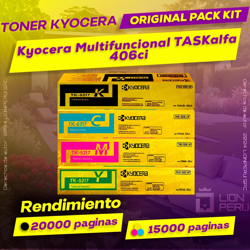 Toner Kyocera 406ci Multifuncional TASKalfa Cartucho Original