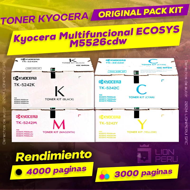Toner Kyocera M5526cdw Multifuncional ECOSYS Original