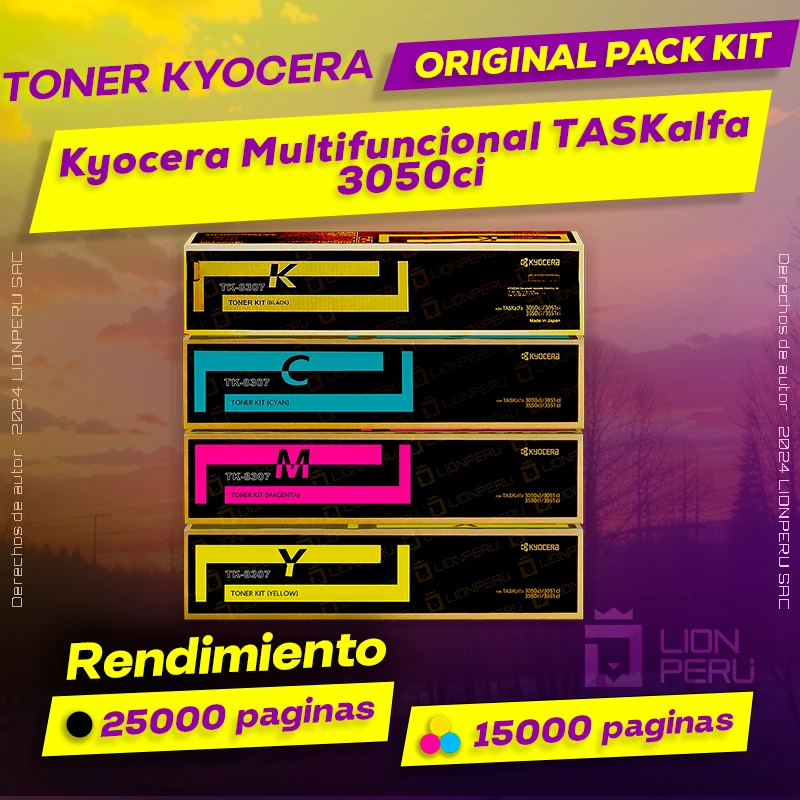 Toner Kyocera TASKalfa 3050ci Multifuncional Original
