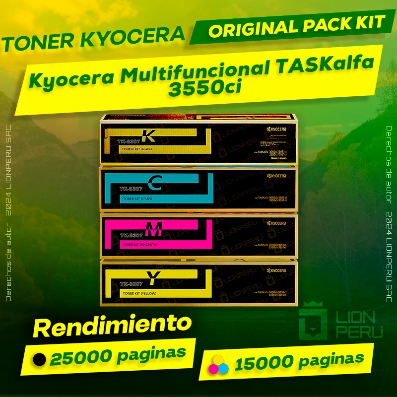 Toner Kyocera TASKalfa 3550ci Multifuncional Original
