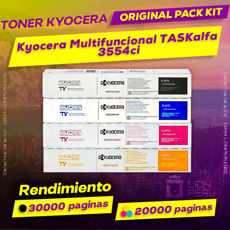 Toner Kyocera 3554ci Multifuncional TASKalfa Original