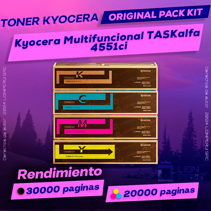 Toner Kyocera 4551ci Multifuncional TASKalfa Orginal